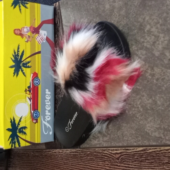 Forever Link Shoes - Black red Slipers